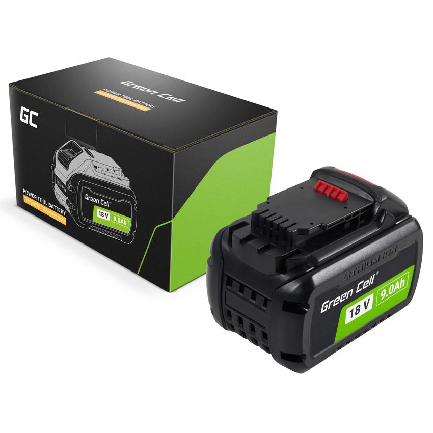 Green Cell baterija za DeWalt XR 18V 9Ah Replacement za DCB182 DCB184 (PTDW18V9)