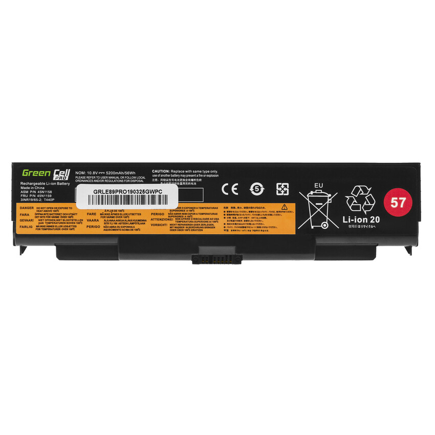Green Cell baterija PRO za Lenovo ThinkPad T440p T540p W540 W541 L440 L540 (LE89PRO)