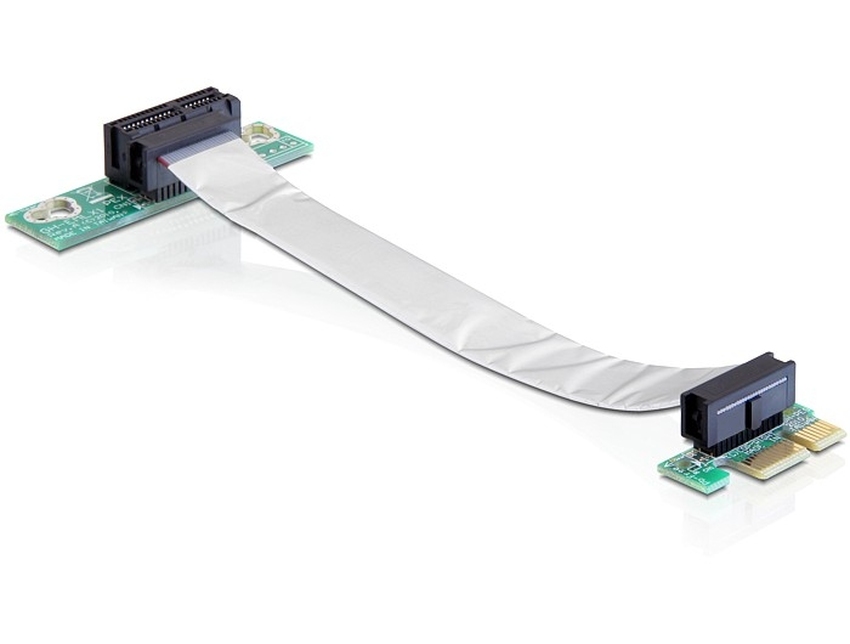 PCIe-Riser-Kartice x1 PCI Express s Kablom 13cm