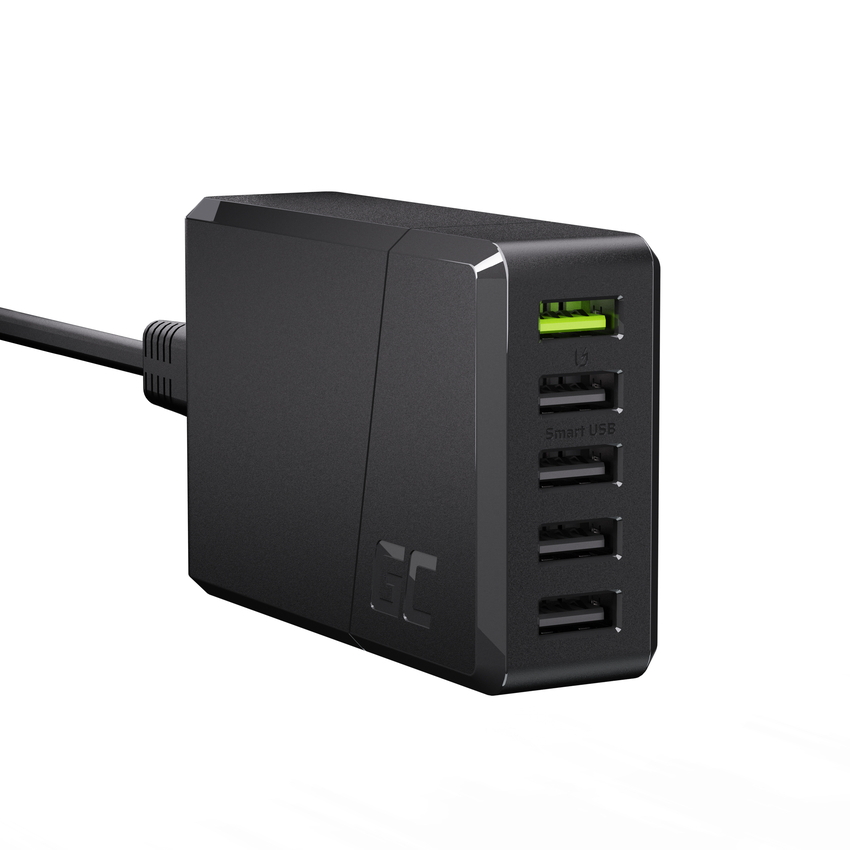 Green Cell GC ChargeSource 5 5xUSB 52W napajanje s hitrim polnjenjem Ultra Charge and Smart Charge (CHARGC05)