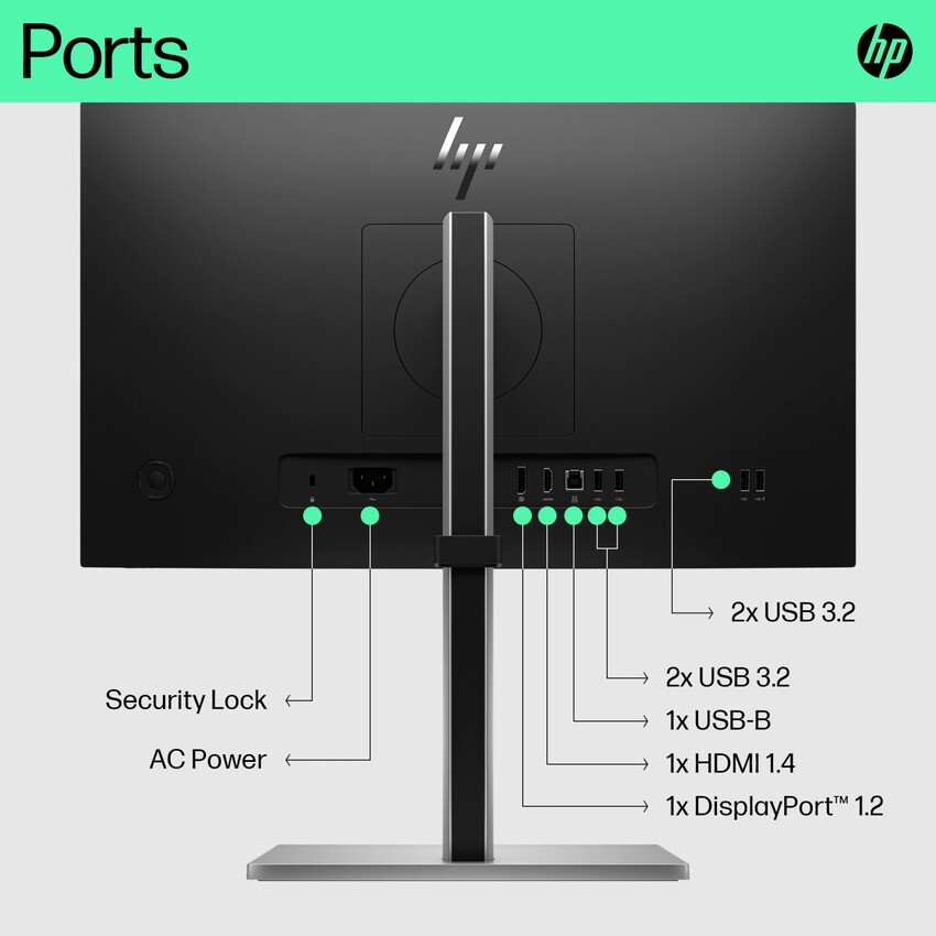 Monitor HP E22 G5 54,6 cm (21,5″) FHD IPS LED 75 Hz