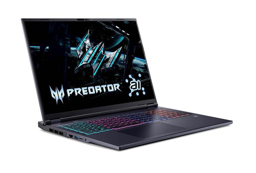 Prenosnik ACER PHN18-72-95CK Ultra 9 275HX/64GB/SSD 2TB/18'' WQXGA 250Hz/RTX 5070 Ti 12GB/NoOS/AI