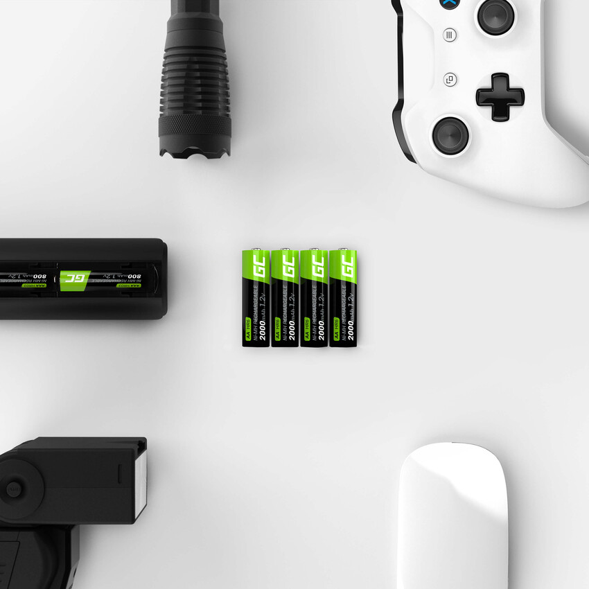 Green Cell Rechargeable baterijas 4x AA HR6 2000 mAh (GR02)