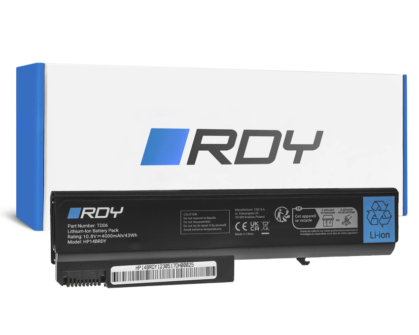 RDY Laptop baterija TD06 TD09 za HP EliteBook 6930 6930p 8440p ProBook 6550b 6555b Compaq 6530b 6730b (HP14BRDY)