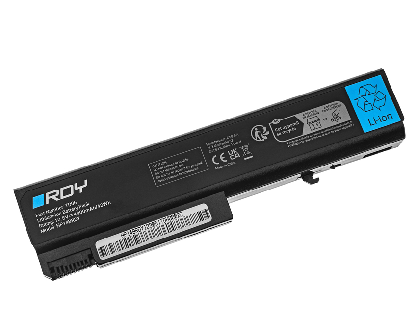 RDY Laptop baterija TD06 TD09 za HP EliteBook 6930 6930p 8440p ProBook 6550b 6555b Compaq 6530b 6730b (HP14BRDY)