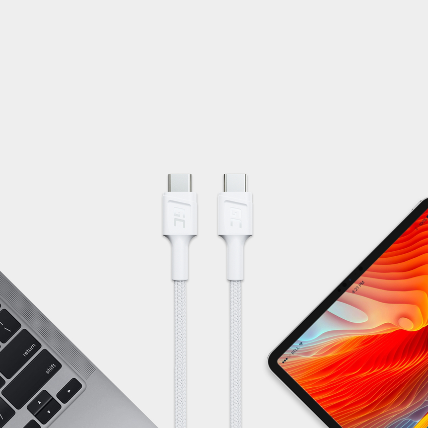 kabel bel USB-C Type C 2m Green Cell PowerStream s hitrim polnjenjem napajalni kabel 60W, Ultra Charge, Quick Charge 3.0 (KABGC29W)