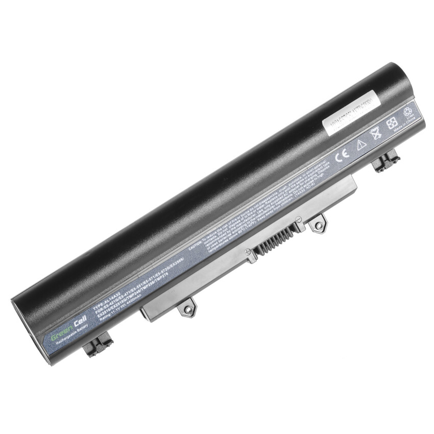 Green Cell baterija za Acer Aspire E14 E15 E5-511 E5-521 E5-551 E5-571 (bottom) / 11,1V 4400mAh (AC44D)