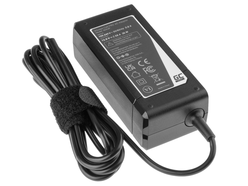 Green Cell PRO polnilec / AC Adapter 12V 2.58A 36W za Microsoft Surface Pro 3 i Pro 4 (AD63P)