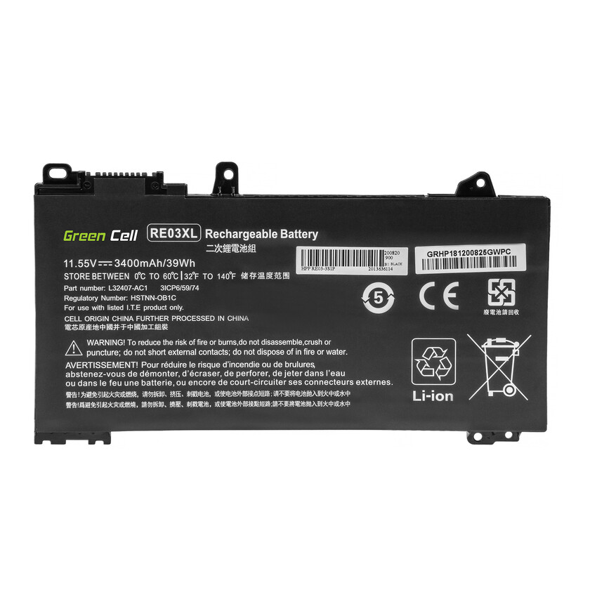 Green Cell baterija RE03XL za HP ProBook 430 G6 G7 440 G6 G7 445 G6 G7 450 G6 G7 455 G6 G7 445R G6 455R G6 (HP181)