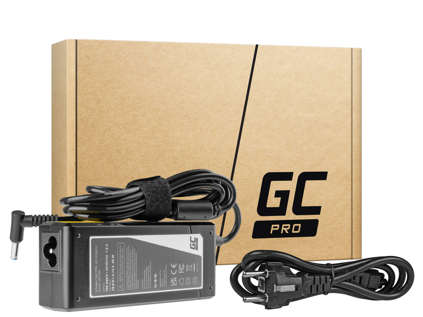 Green Cell PRO polnilec / AC Adapter 19V 4.74A 90W za AsusPRO B8430U P2440U P2520L P2540U P4540U P5430U Asus Zenbook UX51VZ (AD105P)