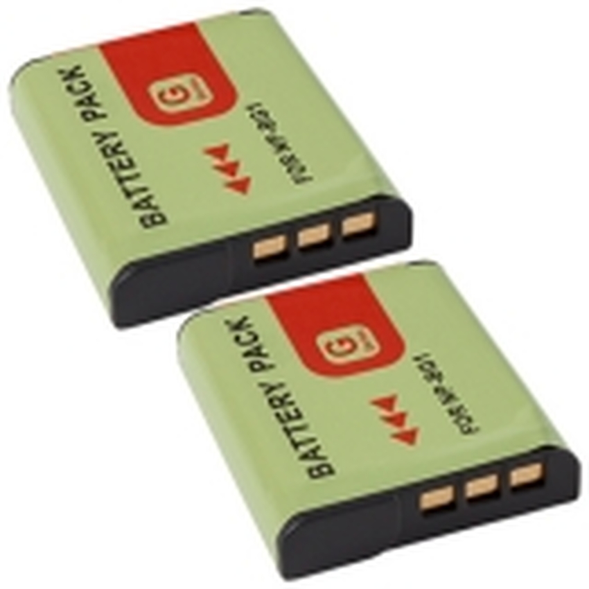 2er Set MTEC baterija za Sony Cybershot DSC-H3 / DSC-H3B - 960mAh