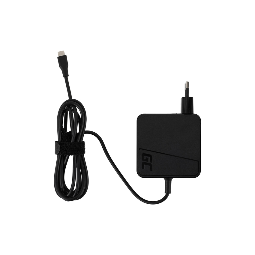 AC ADapter Green Cell PRO USB-C 65W za prenosniki, tablice, telefoni (AD134PV2)