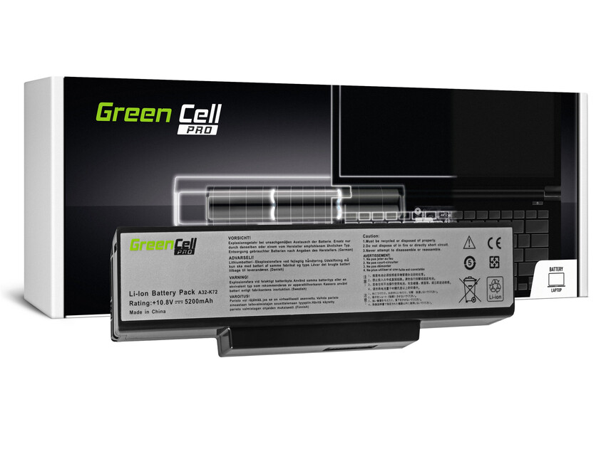 Green Cell baterija PRO A32-K72 A32-N71 za Asus K72 K72J K72F K73SV N71 N71J N73SV X73S (AS06PRO)