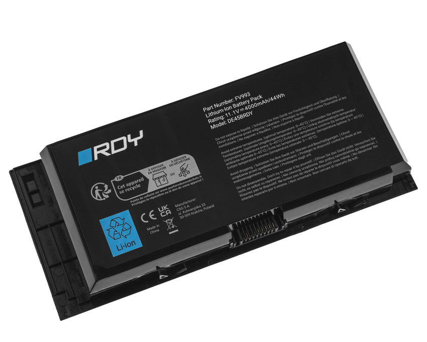 baterija RDY FV993 to Dell Precision M4600 M4700 M4800 M6600 M6700 M6800 (DE45BRDY)