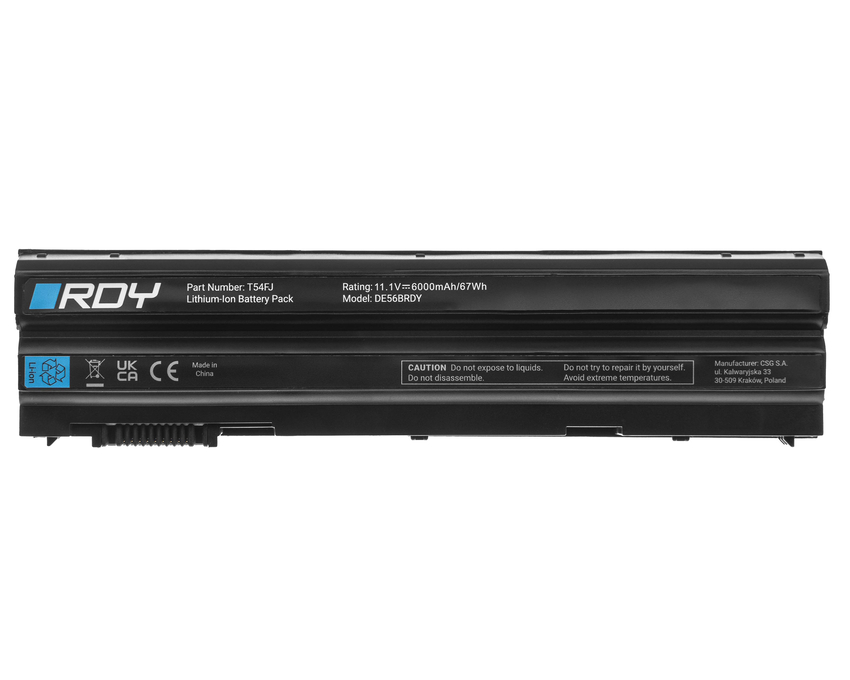 baterija RDY M5Y0X T54FJ 8858X to Dell Latitude E5420 E5430 E5520 E5530 E6420 (DE56BRDY)