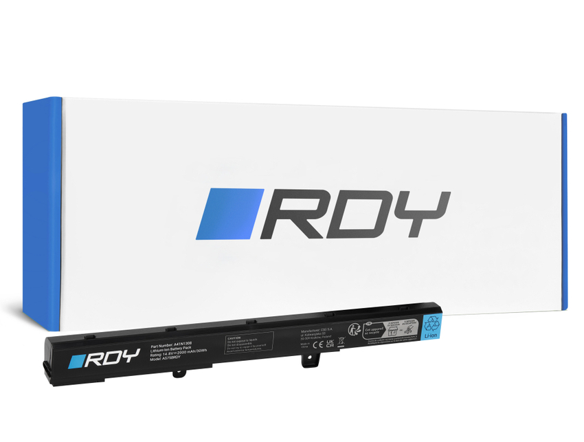 RDY Laptop baterija A41N1308 A31N1319 za Asus R508 R509 R512 R512C X551 X551C X551CA X551M X551MA X551MAV (AS75BRDY)