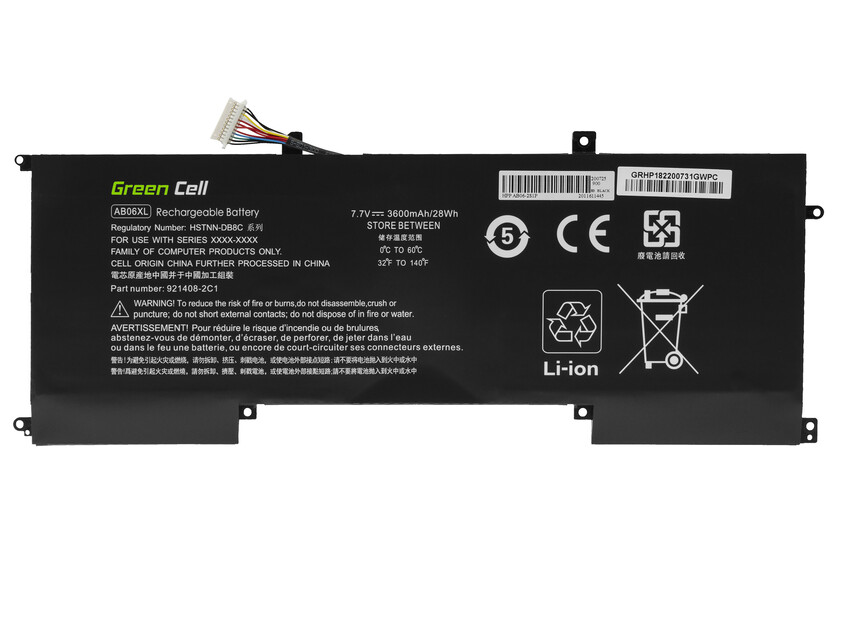 Green Cell baterija AB06XL za HP Envy 13-AD102NW 13-AD015NW 13-AD008NW 13-AD101NW (HP182)
