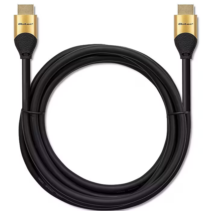 HDMI kabel Qoltec V2.1 HDMI-A - HDMI-A do 8K 60Hz 2M 50355