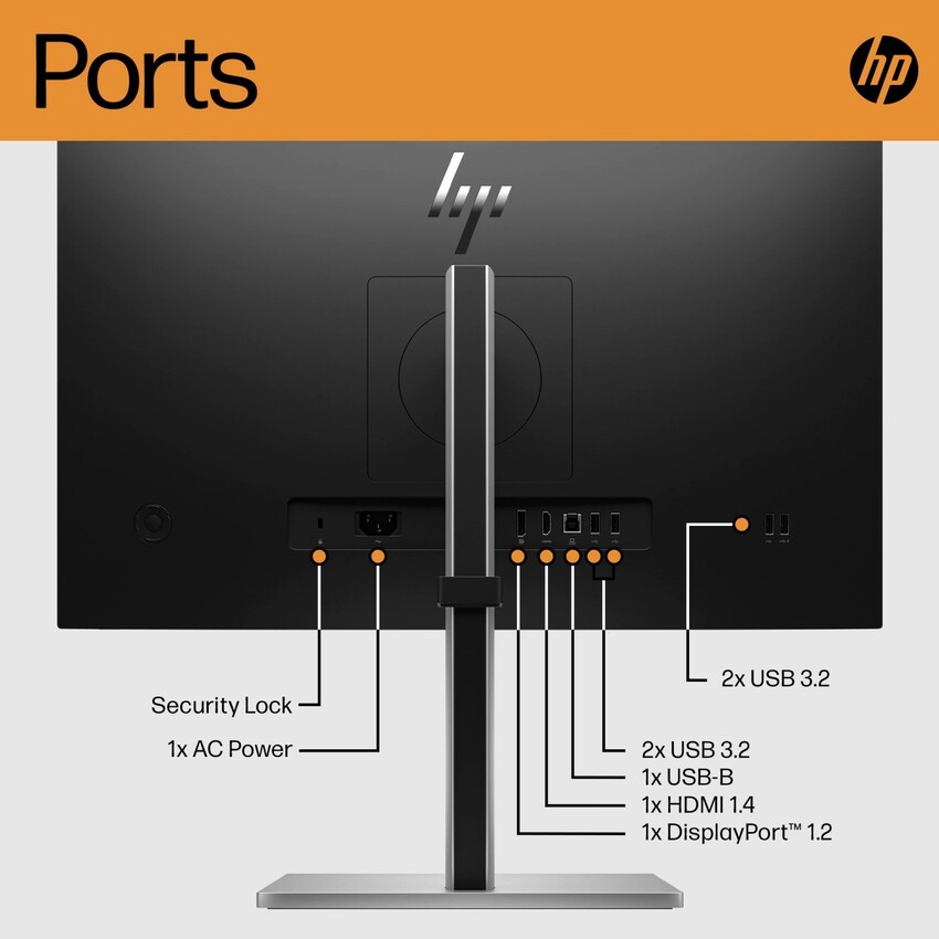 Monitor HP E24 G5 60,5 cm (23,8″) FHD IPS LED 75 Hz