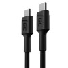 kabel Green Cell GC PowerStream USB-C - USB-C 30cm, fast charging napajalni kabel (60W), Ultra Charge, QC 3.0 (KABGC31)