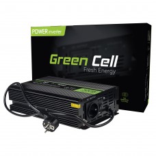 Green Cell Power Inverter UPS 12V to 230V Pure sine wave 300W/600W za furnances and central heating pumps (INV07)